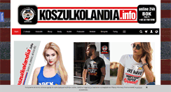 Desktop Screenshot of koszulkolandia.info